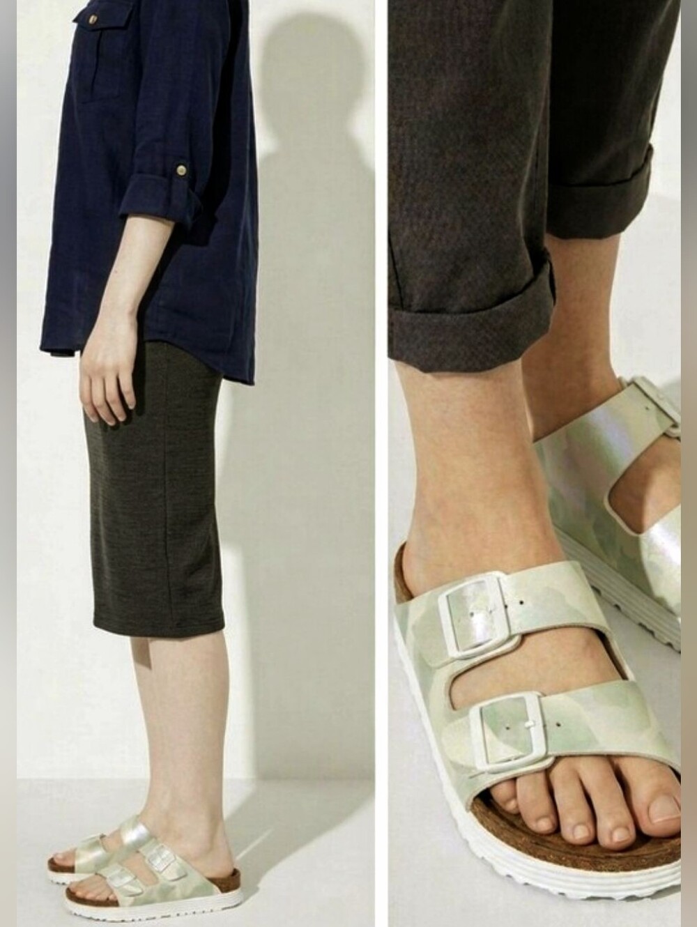 Birkenstock Arizona Platform Watercolor Sandals | Vegan | Comfort Chic.